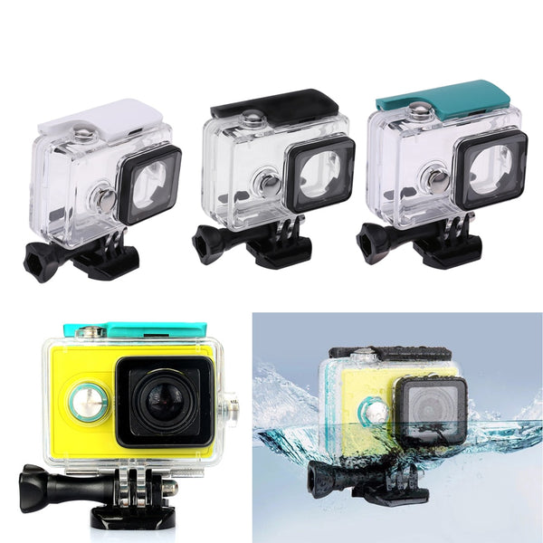 Hot 45M Underwater Diving Waterproof Case for Xiaomi Yi 1 Sports Camera Waterproof Protective Box for Xiaomi yi 1 Action camera