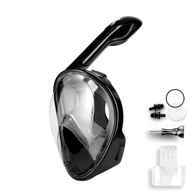 COPOZZ Scuba Diving Mask Full Face Anti Fog Underwater Snorkel Mask Set Swimming Mask for Gopro Camera Men Women Kids Children