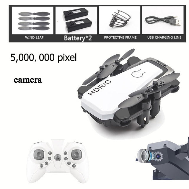 Foldable Mini Drone With RC Quadrocopter With Camera HD Quad-Counter With High Hold RC Helicopter With Headless Mode Kid's Toys