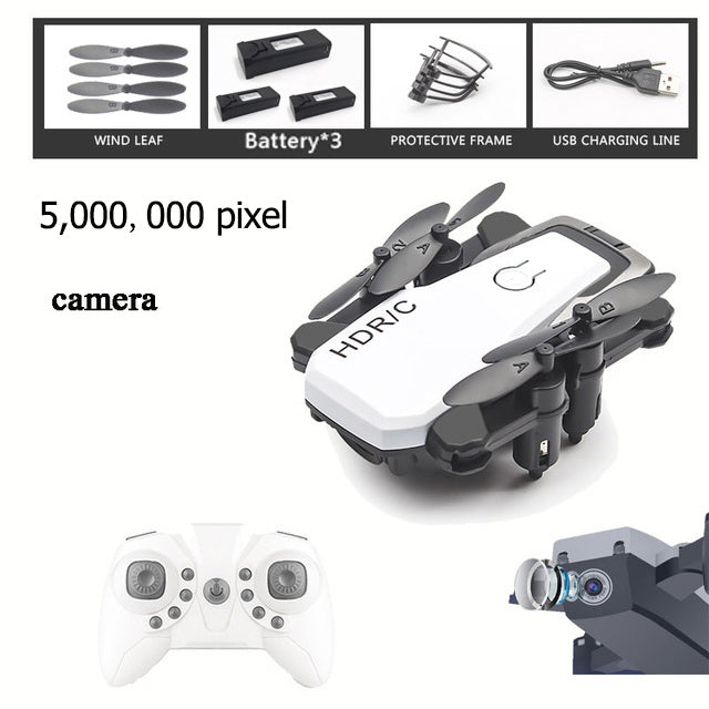 Foldable Mini Drone With RC Quadrocopter With Camera HD Quad-Counter With High Hold RC Helicopter With Headless Mode Kid's Toys