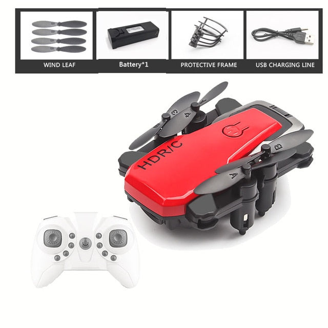 Foldable Mini Drone With RC Quadrocopter With Camera HD Quad-Counter With High Hold RC Helicopter With Headless Mode Kid's Toys