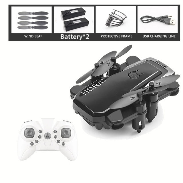 Foldable Mini Drone With RC Quadrocopter With Camera HD Quad-Counter With High Hold RC Helicopter With Headless Mode Kid's Toys
