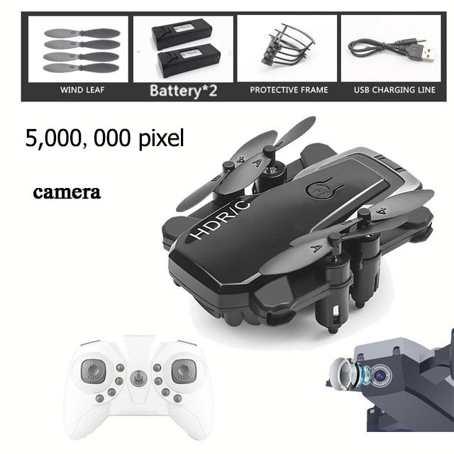 Foldable Mini Drone With RC Quadrocopter With Camera HD Quad-Counter With High Hold RC Helicopter With Headless Mode Kid's Toys