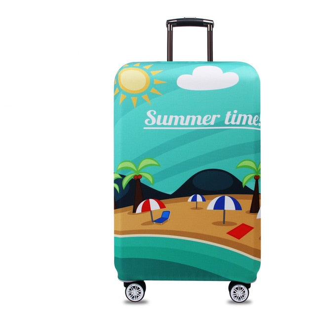 Thicker Travel Luggage Protective Cover Suitcase Case Travel Accessorie Baggag Elastic Luggage Cover Apply to 18-32inch Suitcase