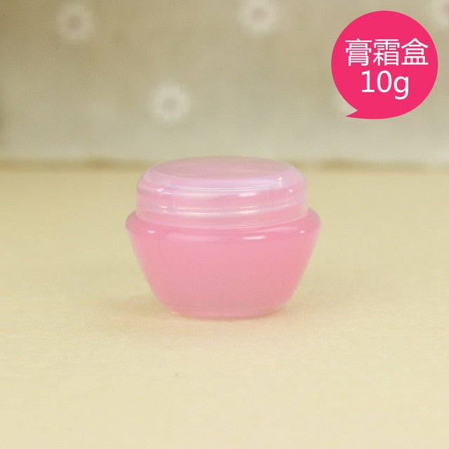 eTya  Portable Travel Empty Cosmetic Containers Cream Lotion Plastic Bottles Bags Pouch  Travel Accessories
