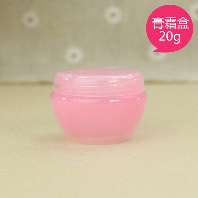 eTya  Portable Travel Empty Cosmetic Containers Cream Lotion Plastic Bottles Bags Pouch  Travel Accessories