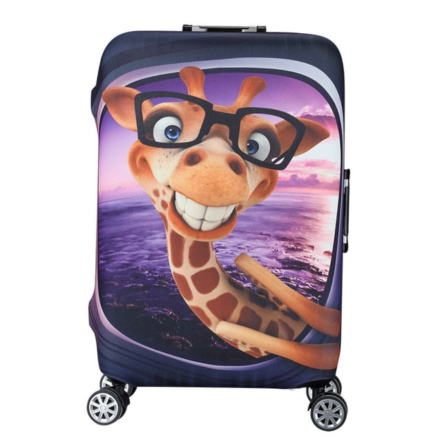 QIAQU Brand Travel Thicken Elastic Color Luggage Suitcase Protective Cover, Apply to 18-32inch Cases, Travel Accessories 2017