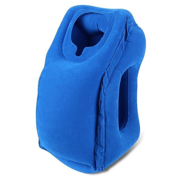 XC USHIO Inflatable Travel Sleeping Bag Portable Cushion Neck Pillow for Men Women Outdoor Airplane Flight Train Sleeping Easy