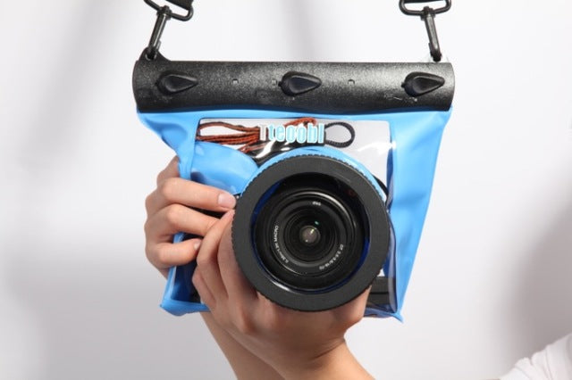 Tteoobl GQ-518M 20m Underwater Diving Camera Housing Case Pouch Dry Bag Camera Waterproof Dry Bag for Canon Nikon DSLR SLR