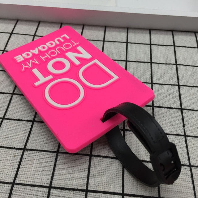 Travel Accessories Creative Luggage Tag Animal Cartoon Silica Gel Suitcase ID Addres Holder Baggage Boarding Tags Portable Label