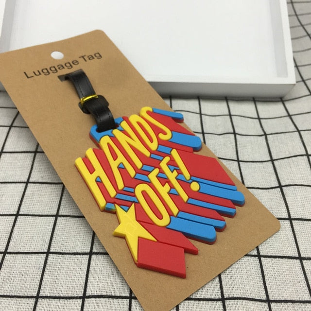 Travel Accessories Creative Luggage Tag Animal Cartoon Silica Gel Suitcase ID Addres Holder Baggage Boarding Tags Portable Label