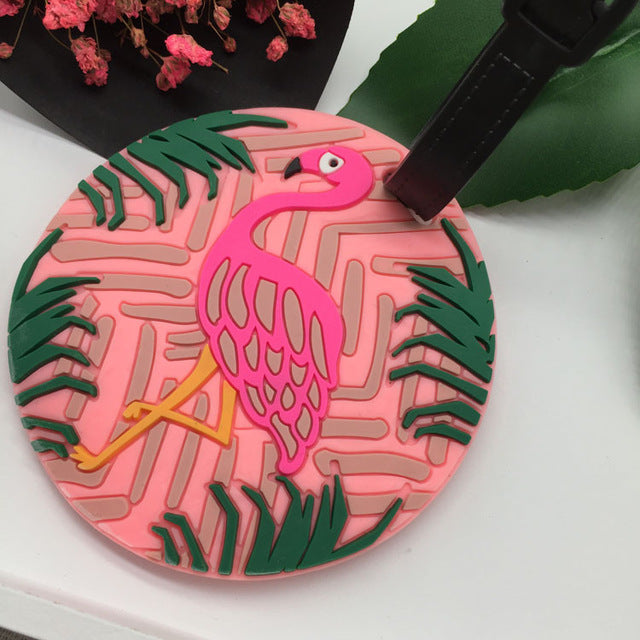 Travel Accessories Creative Luggage Tag Animal Cartoon Silica Gel Suitcase ID Addres Holder Baggage Boarding Tags Portable Label
