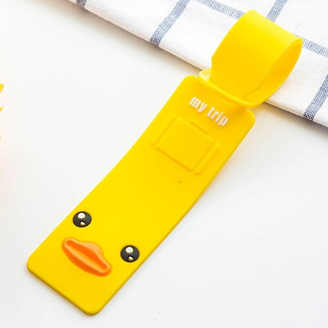Travel Accessories Creative Luggage Tag Animal Cartoon Silica Gel Suitcase ID Addres Holder Baggage Boarding Tags Portable Label