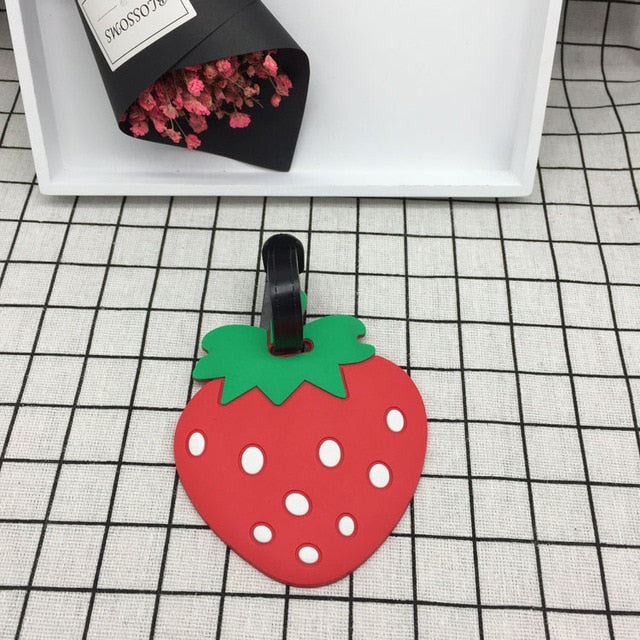 Travel Accessories Creative Luggage Tag Animal Cartoon Silica Gel Suitcase ID Addres Holder Baggage Boarding Tags Portable Label