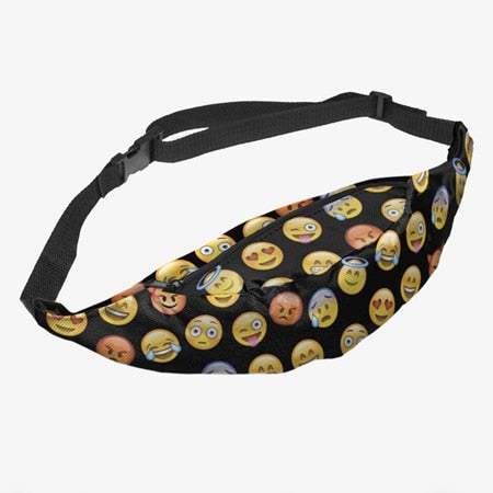 Jom Tokoy New Colorful Waist Bag For Men Fanny Packs Style Belt Bag Unicorn Women Waist Pack Travelling Mobile Phone Bags