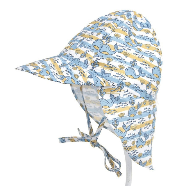 SPF 50+ Baby Sun Hat Adjustable Summer Baby Cap for Boys Travel Beach Baby Girl Hat Kids Infant Accessories Children Hats S/L