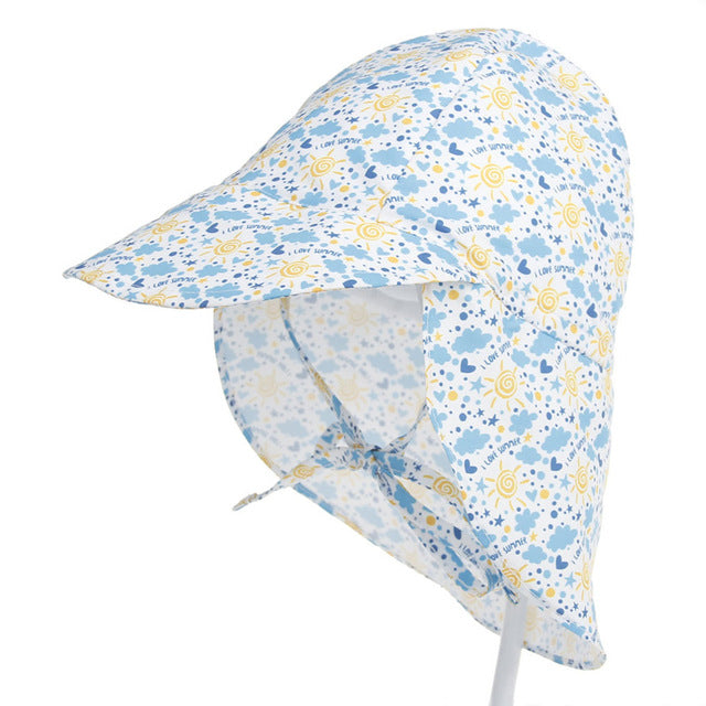 SPF 50+ Baby Sun Hat Adjustable Summer Baby Cap for Boys Travel Beach Baby Girl Hat Kids Infant Accessories Children Hats S/L