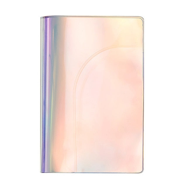 Fashion laser Paillette PVC Passport Holder Cover Women Storage Organizer Card Case Busines Credit Wallet Travel Accessories
