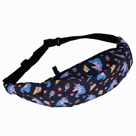 Jom Tokoy New Colorful Waist Bag For Men Fanny Packs Style Belt Bag Unicorn Women Waist Pack Travelling Mobile Phone Bags