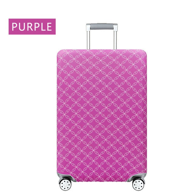World Map Travel Luggage Suitcase Protective Cover Trolley Baggage Bag Cover Men's Women's Thick Elastic Case For Suitcase 272