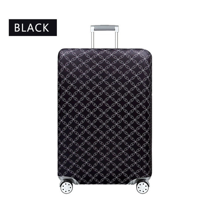 World Map Travel Luggage Suitcase Protective Cover Trolley Baggage Bag Cover Men's Women's Thick Elastic Case For Suitcase 272