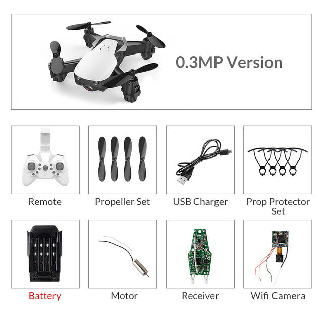 Eachine E61/E61hw Mini Drone With/Without HD Camera Hight Hold Mode RC Quadcopter RTF WiFi FPV Foldable Helicopter VS S9HW T10