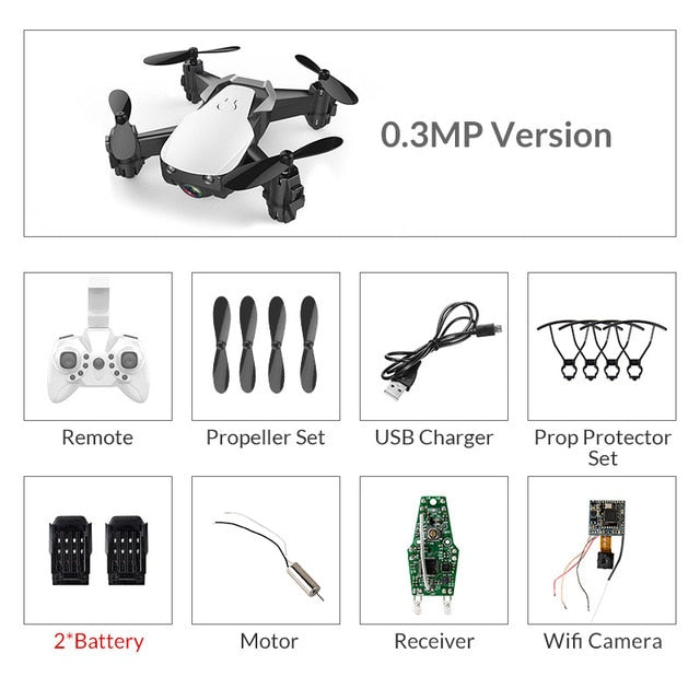 Eachine E61/E61hw Mini Drone With/Without HD Camera Hight Hold Mode RC Quadcopter RTF WiFi FPV Foldable Helicopter VS S9HW T10