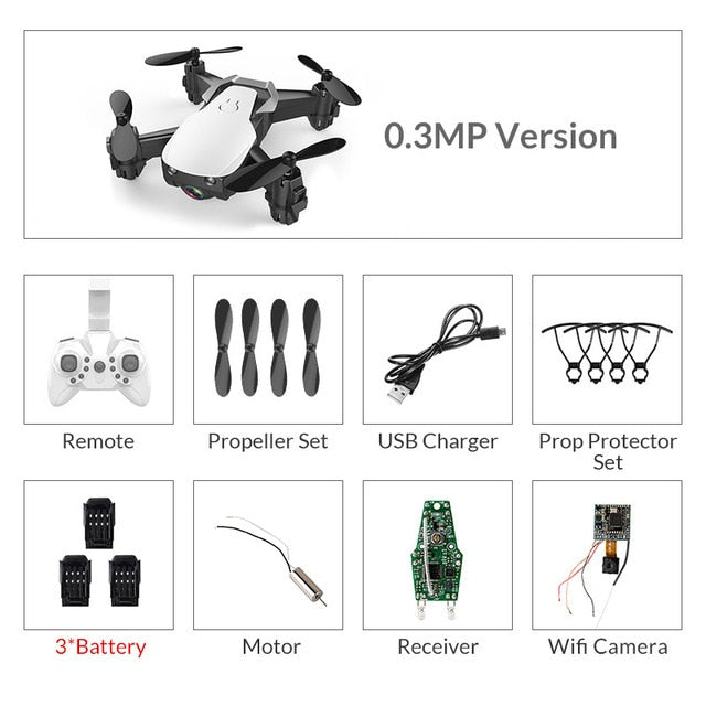 Eachine E61/E61hw Mini Drone With/Without HD Camera Hight Hold Mode RC Quadcopter RTF WiFi FPV Foldable Helicopter VS S9HW T10