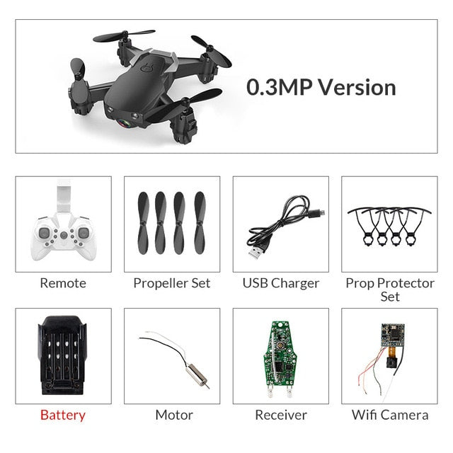 Eachine E61/E61hw Mini Drone With/Without HD Camera Hight Hold Mode RC Quadcopter RTF WiFi FPV Foldable Helicopter VS S9HW T10