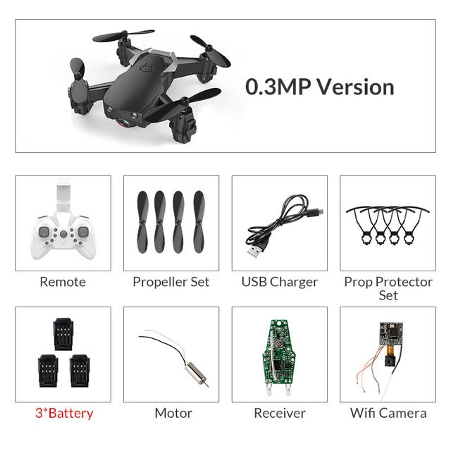 Eachine E61/E61hw Mini Drone With/Without HD Camera Hight Hold Mode RC Quadcopter RTF WiFi FPV Foldable Helicopter VS S9HW T10