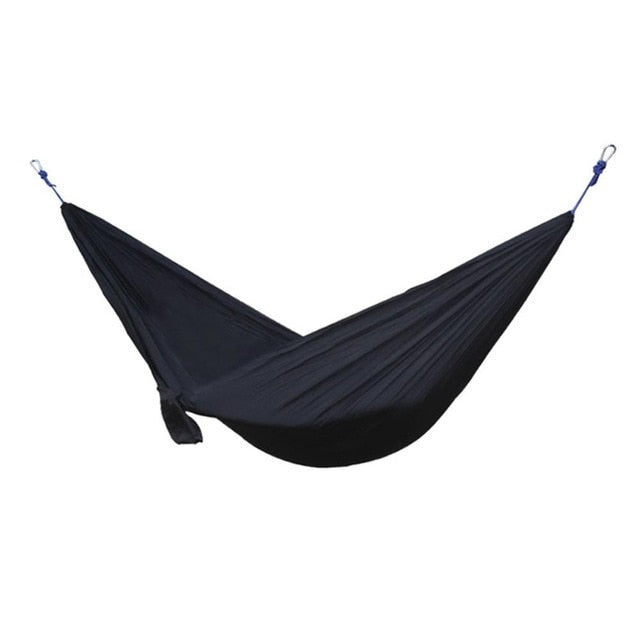 Portable Hammock 2 Person Outdoor Camping Survival Hammock Garden Swing Hunting Hanging Sleeping Chair Travel Parachute Hammocks