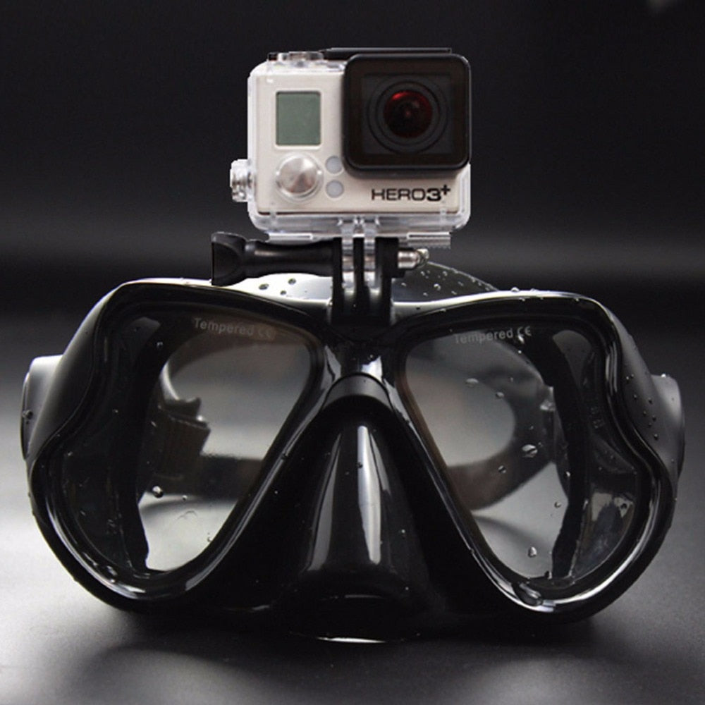 Hot Dropshipping Professional Underwater Camera Diving Mask Scuba Snorkel Swimming Goggles for GoPro Xiaomi SJCAM Sports Camera