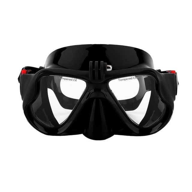 Hot Dropshipping Professional Underwater Camera Diving Mask Scuba Snorkel Swimming Goggles for GoPro Xiaomi SJCAM Sports Camera